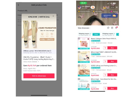 iBooming untuk live streaming di TikTok